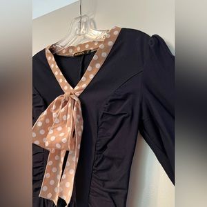 Miusol Navy Elbow Sleeve Dress New M